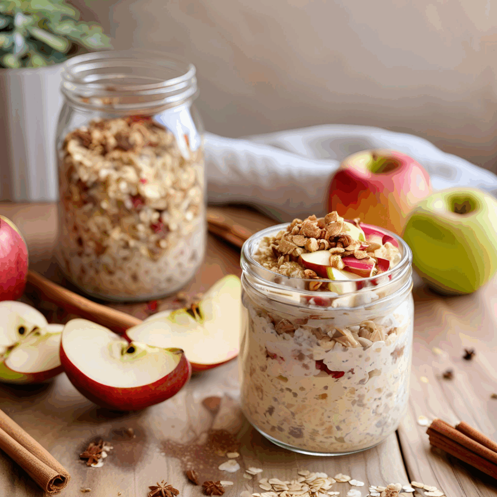 Apfel Zimt Overnight Oats – gesundes Frühstück zum Verlieben