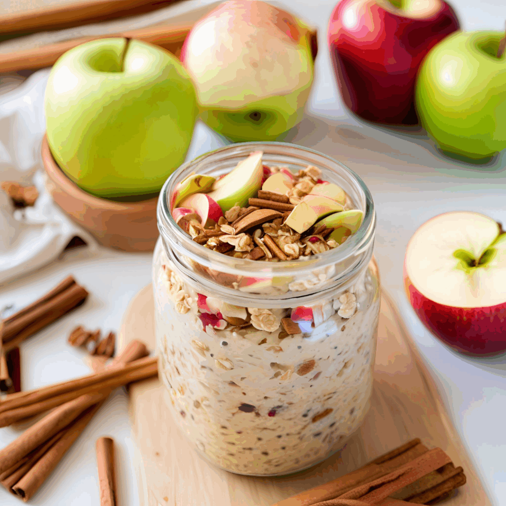 Apfel Zimt Overnight Oats – gesundes Frühstück zum Verlieben