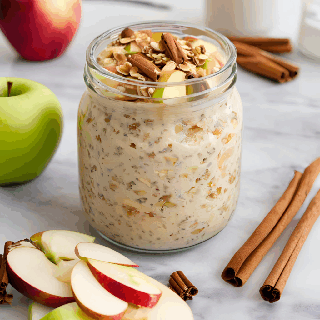 Apfel Zimt Overnight Oats – gesundes Frühstück zum Verlieben