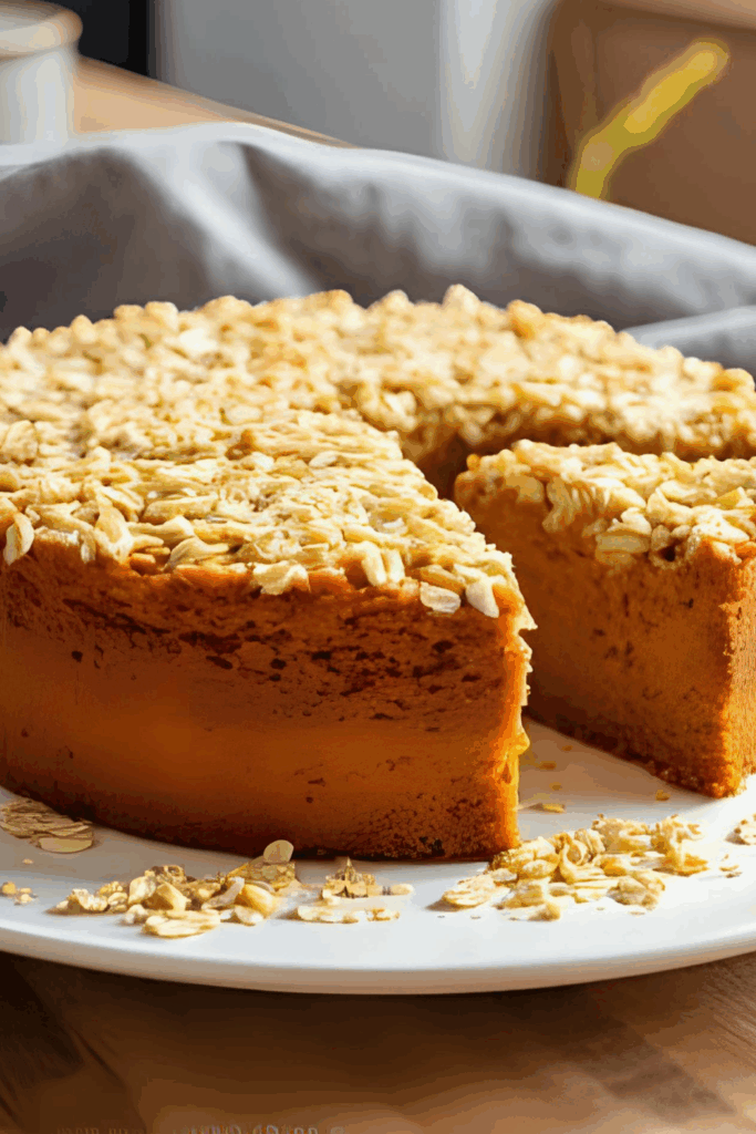 Veganer Karottenkuchen mit Haferflocken Beitragsbild
