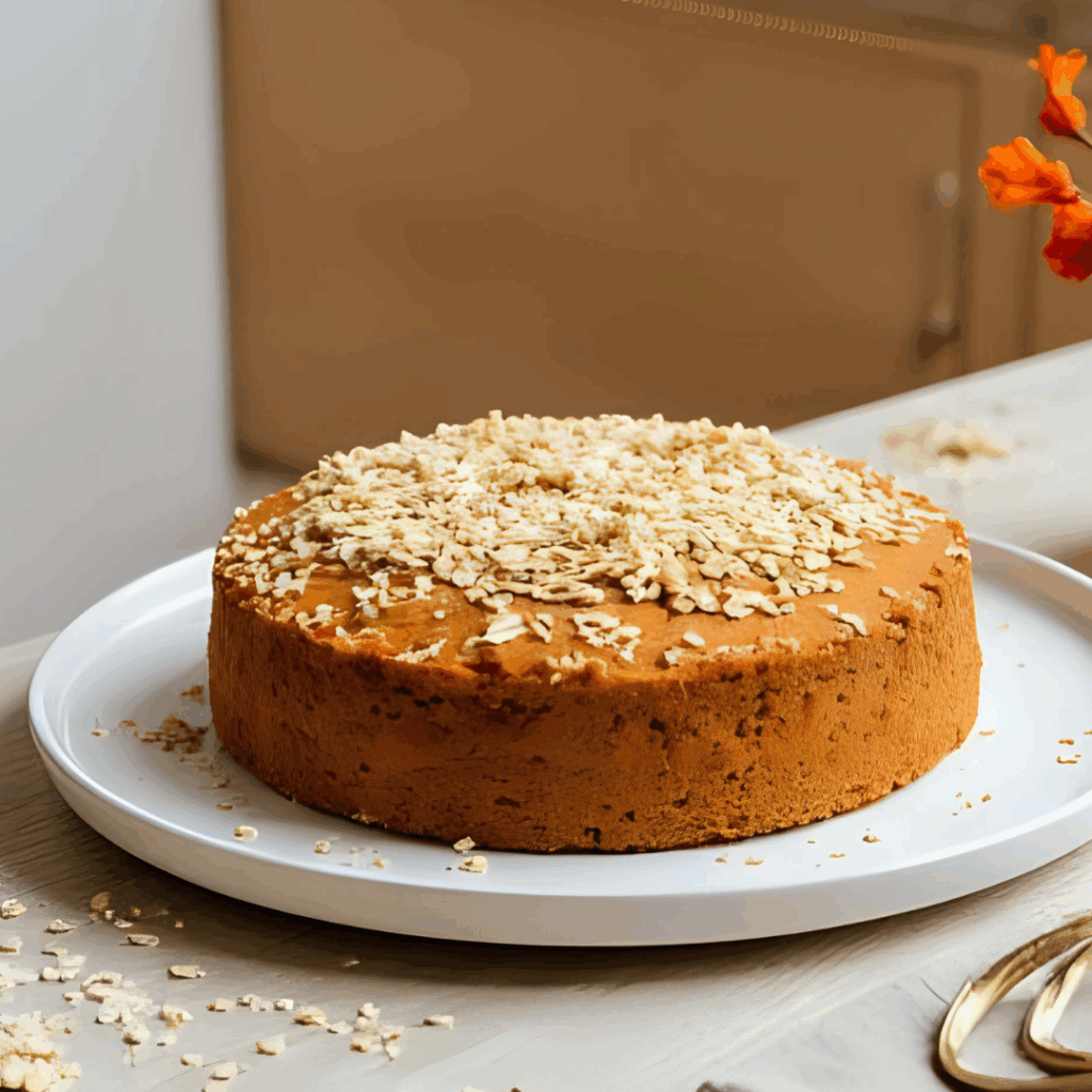 Veganer Karottenkuchen mit Haferflocken – saftig, gesund & himmlisch lecker