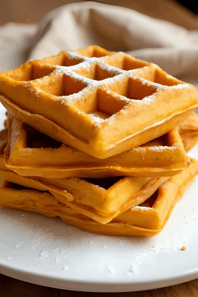 Kürbis-Waffeln – fluffig, saftig & der süßeste Kürbis-Genuss im Alltag Beitragsbild