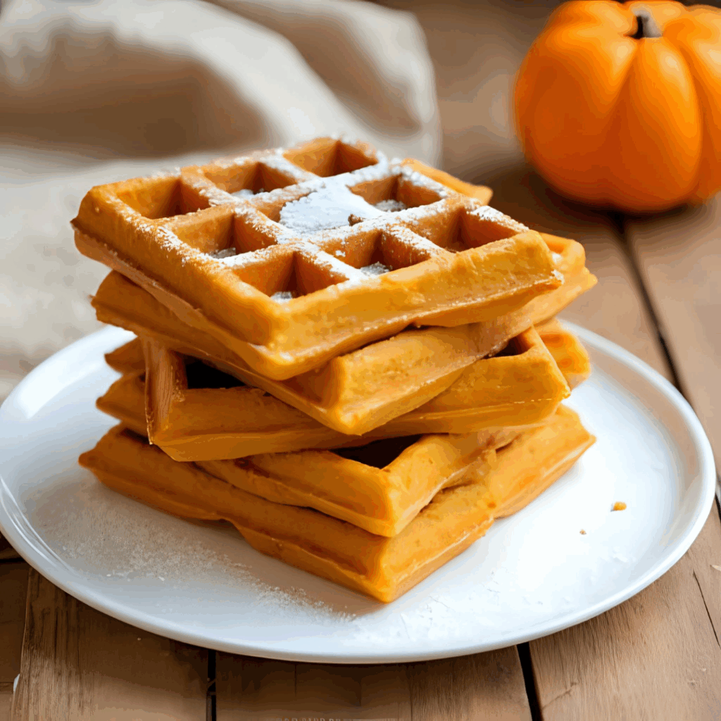 Kürbis-Waffeln – fluffig, saftig & der süßeste Kürbis-Genuss im Alltag