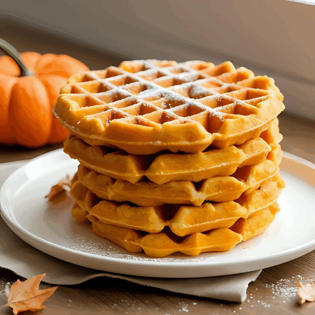 Kürbis-Waffeln – fluffig, saftig & der süßeste Kürbis-Genuss im Alltag