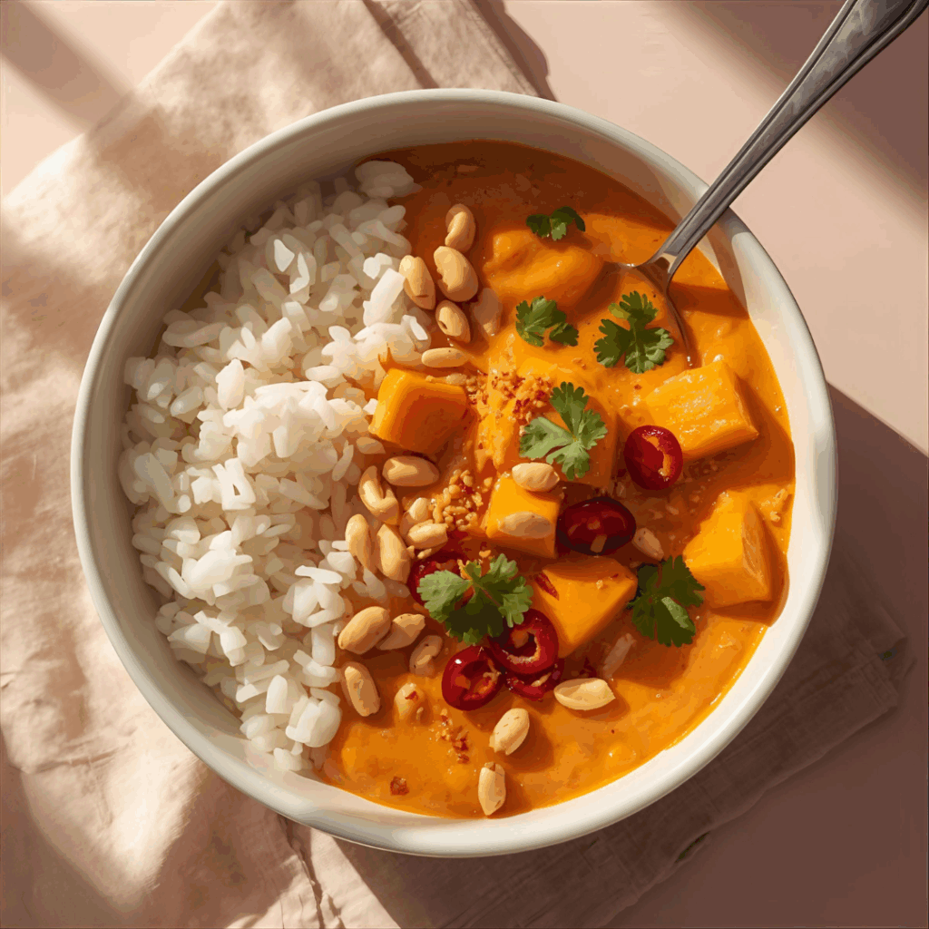 Kürbiscurry mit Kokosmilch – cremig, schnell & alltagstauglich