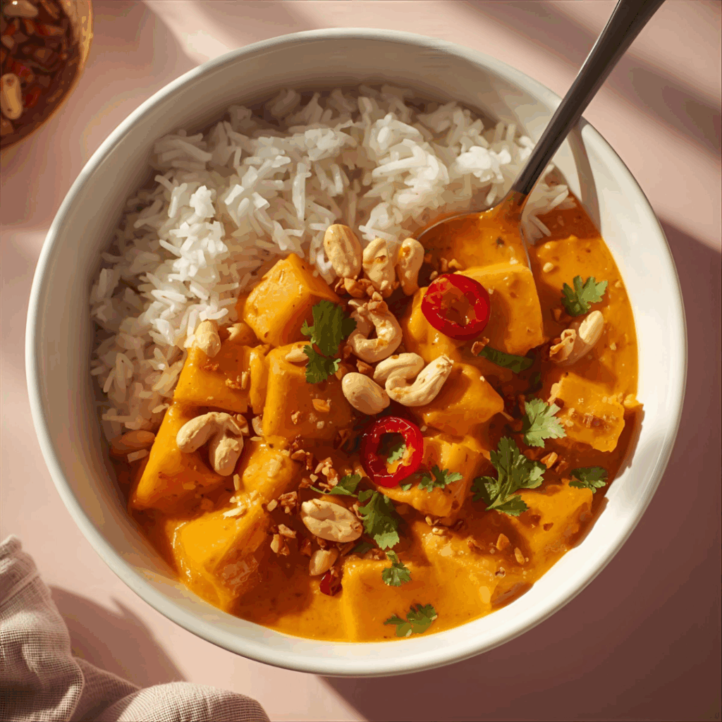 Kürbiscurry mit Kokosmilch – cremig, schnell & alltagstauglich