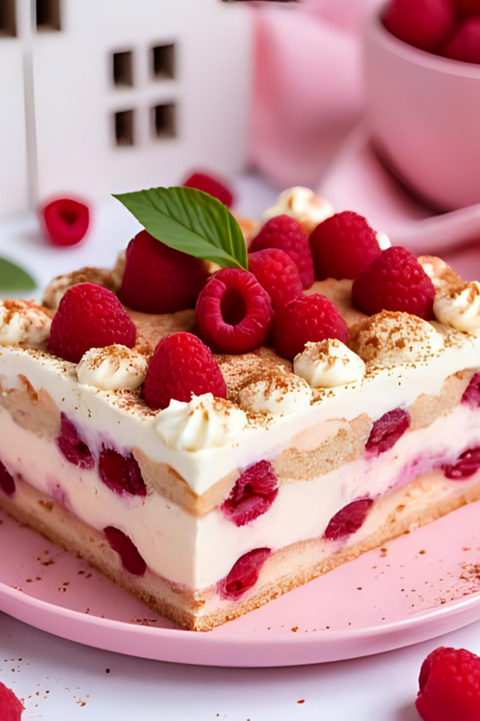 Weihnachtliches Tiramisu mit Spekulatius & Himbeeren