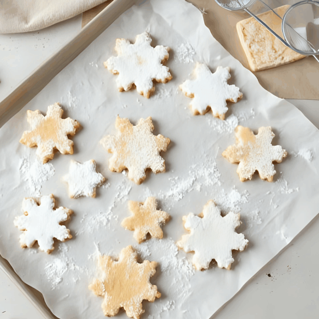 Zarte Schneeflöckchen Plätzchen – Das himmlisch zarte Weihnachtsgebäck