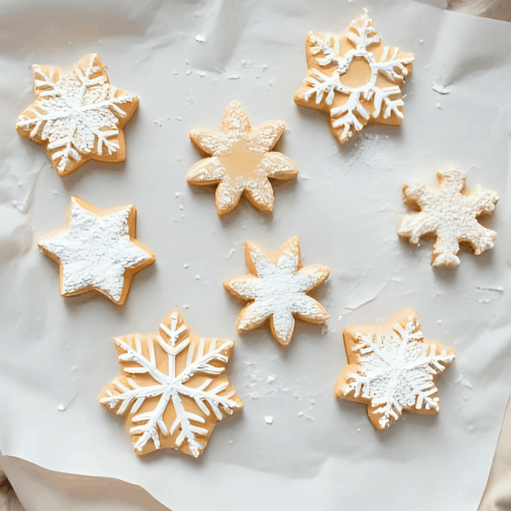 Zarte Schneeflöckchen Plätzchen – Das himmlisch zarte Weihnachtsgebäck