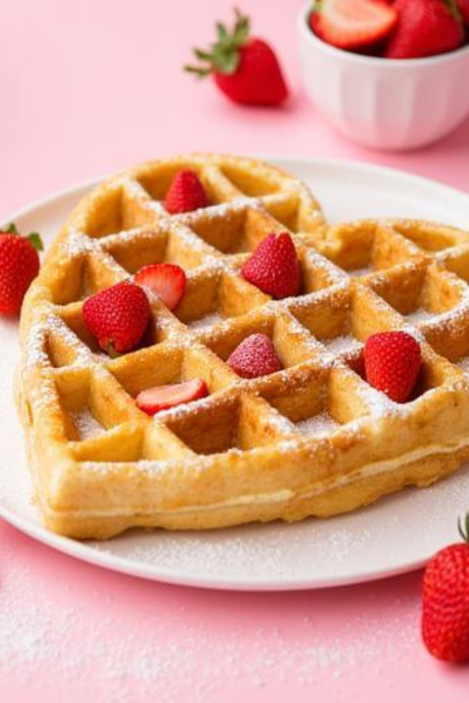 Herzwaffeln zum Valentinstag – das perfekte Valentinstagsfrühstück für Verliebte